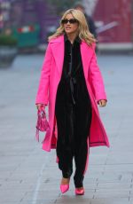 ASHLEY ROBERTS Arrives at Global Radio in London 01/14/2022