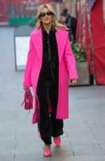 ASHLEY ROBERTS Arrives at Global Radio in London 01/14/2022