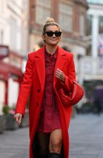 ASHLEY ROBERTS Arrives at Global Radio in London 01/17/2022