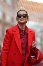 ASHLEY ROBERTS Arrives at Global Radio in London 01/17/2022