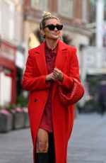 ASHLEY ROBERTS Arrives at Global Radio in London 01/17/2022