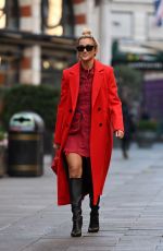 ASHLEY ROBERTS Arrives at Global Radio in London 01/17/2022