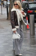 ASHLEY ROBERTS Arrives at Heart Radio in London 01/11/2022