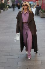 ASHLEY ROBERTS Arrives at Heart Radio in London 01/18/2022