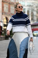 ASHLEY ROBERTS at Global Radio Studios in London 01/13/2022