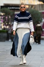 ASHLEY ROBERTS at Global Radio Studios in London 01/13/2022