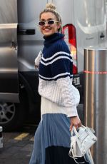 ASHLEY ROBERTS at Global Radio Studios in London 01/13/2022
