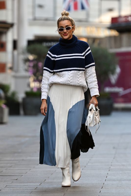 ASHLEY ROBERTS at Global Radio Studios in London 01/13/2022