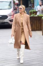 ASHLEY ROBERTS Leaves Global Radio at Leicester Square in London 01/25/2022