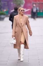 ASHLEY ROBERTS Leaves Global Radio at Leicester Square in London 01/25/2022