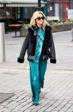 ASHLEY ROBERTS Leaves Global Radio at Leicester Square in London 01/28/2022