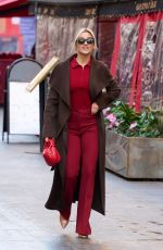 ASHLEY ROBERTS Leaves Global Radio in London 01/07/2022