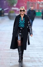 ASHLEY ROBERTS Leaves Global Radio in London 01/12/2022