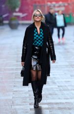ASHLEY ROBERTS Leaves Global Radio in London 01/12/2022