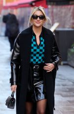 ASHLEY ROBERTS Leaves Global Radio in London 01/12/2022