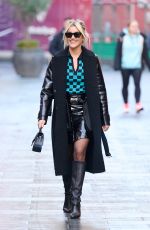 ASHLEY ROBERTS Leaves Global Radio in London 01/12/2022