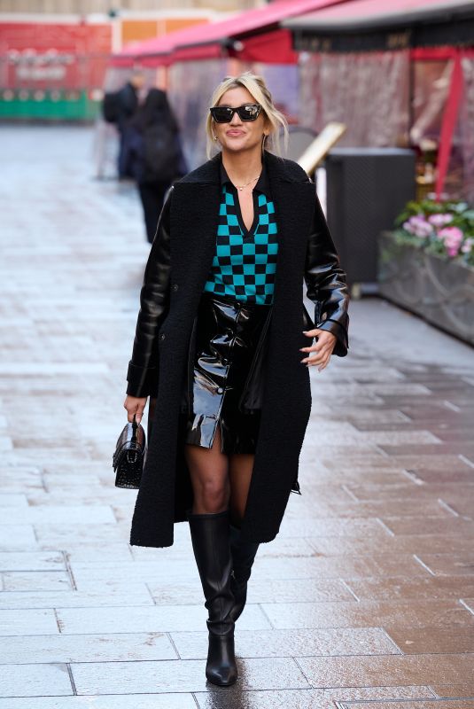 ASHLEY ROBERTS Leaves Global Radio in London 01/12/2022