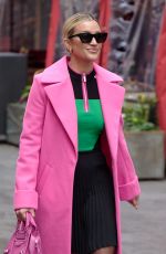 ASHLEY ROBERTS Leaves Global Radio in London 01/19/2022