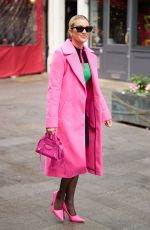 ASHLEY ROBERTS Leaves Global Radio in London 01/19/2022