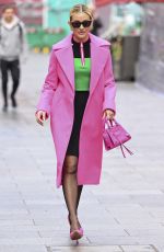 ASHLEY ROBERTS Leaves Global Radio in London 01/19/2022