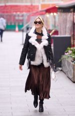 ASHLEY ROBERTS Leaves Global Radio Studios in London 01/24/2022