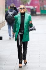 ASHLEY ROBERTS Leaves Heart FM Breakfast Show in London 01/27/2022