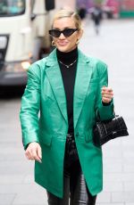 ASHLEY ROBERTS Leaves Heart FM Breakfast Show in London 01/27/2022