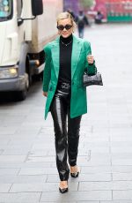 ASHLEY ROBERTS Leaves Heart FM Breakfast Show in London 01/27/2022