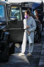 ASHLEY TISDALE Arrives at a Skin Care Clinic in Beverly Hills 01/19/2022