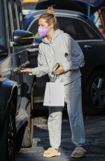 ASHLEY TISDALE Arrives at a Skin Care Clinic in Beverly Hills 01/19/2022