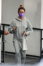 ASHLEY TISDALE Arrives at a Skin Care Clinic in Beverly Hills 01/19/2022