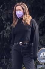 ASHLEY TISDALE Out and About in Los Feliz 01/18/2022