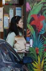 AUDRA MADRI and Josh Duhamel Out for Coffee in Los Angeles 01/20/2022