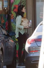 AUDRA MADRI and Josh Duhamel Out for Coffee in Los Angeles 01/20/2022