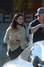 AUDRA MADRI and Josh Duhamel Out for Coffee in Los Angeles 01/20/2022