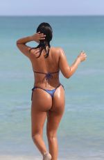 AUDRI NIX in Bikini at a Beach in Miami 01/10/2022