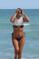 AUDRI NIX in Bikini at a Beach in Miami 01/10/2022