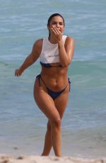 AUDRI NIX in Bikini at a Beach in Miami 01/10/2022