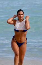 AUDRI NIX in Bikini at a Beach in Miami 01/10/2022