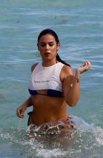 AUDRI NIX in Bikini at a Beach in Miami 01/10/2022