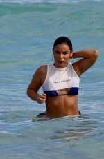 AUDRI NIX in Bikini at a Beach in Miami 01/10/2022