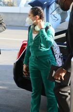 AVANI Arrives at LAX Airport in Los Angeles 01/20/2022