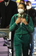 AVANI Arrives at LAX Airport in Los Angeles 01/20/2022