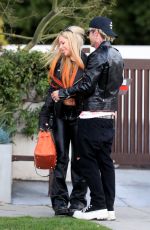 AVRIL LAVIGNE and Mod Sun Out in West Hollywood 01/20/2022