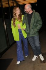 BECKY HILL and Charlie Gardner Night Out in London 01/27/2022