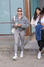 BELLA HADID and HAILEY BIEBER Out in Los Angeles 01/08/2022