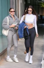 BELLA HADID and HAILEY BIEBER Out in Los Angeles 01/08/2022