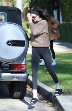 BELLA HADID and KENDALL JENNER Arrives at Pilates Class in Los Angeles 01/04/2022