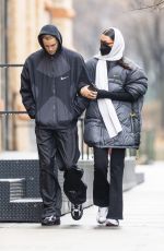BELLA HADID and Marc Kalman Out on New Years Day in New York 01/01/2022