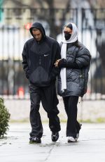 BELLA HADID and Marc Kalman Out on New Years Day in New York 01/01/2022